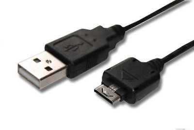 vhbw USB-datakaapeli, yhteensopiva LG KP130, KP502, KM380, KP230, KP235, KG90C, KG90, KG328, KP100, KG800, KG810, KG330, KG98 -matkapuhelimen kanss...