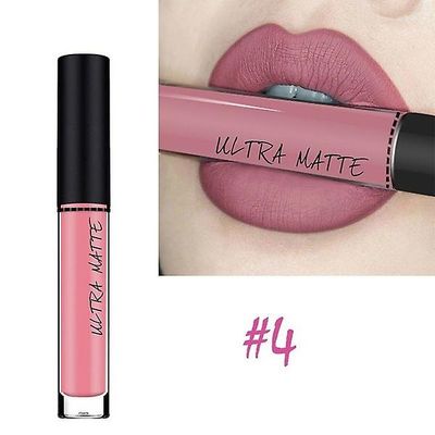 Sexet langtidsholdbar vandtæt ultra mat flydende læbestift fugtighedscreme fløjl læbestift kosmetisk skønhed makeup 4