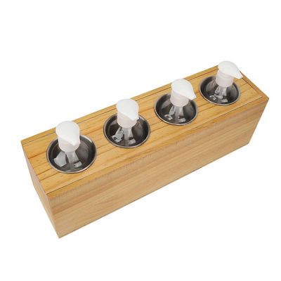 hierontaöljylämmitin 4 pulloa vakiolämpötila nopea lämmitys irrotettava voide lämmitin 110240V US-pistoke