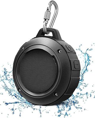 Linkrunning Udendørs vandtæt Bluetooth-højttaler, Kunodi trådløs bærbar mini bruser rejsehøjttaler med subwoofer, forbedret bas, indbygget mikrofon...