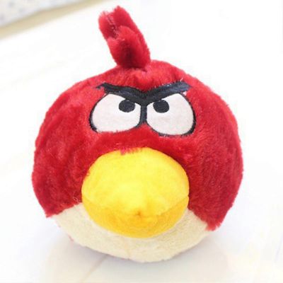 Cartoon Angry Bird pehmolelu Pehmolelu Pehmeä mukava Ihoystävällinen pehmolelu lapsille Lahjakoristekokoelma C