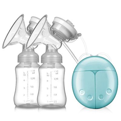 Sofirn elektrisk brystpumpe, mælkeekstraktor, ure, sutteflaske, forsyninger med USB-moderskab blå