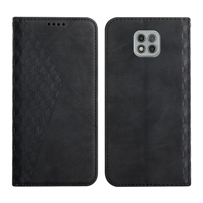Foxdock Kompatibel med Motorola Moto G Power 2021 Case Premium Cover Magnetisk læder Folio Etui Coque - Sort