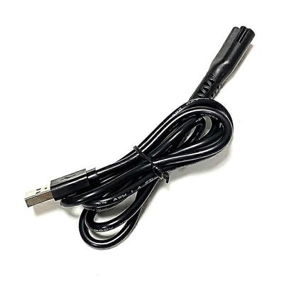 USB-latauskaapeli Wahl 8148/8591/85048509/1919/2240/2241 Sähköiset hiustenleikkuutarvikkeet Musta