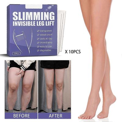 Qin 30kpl jalkojen nostoteipit kiinteyttävät laihtumiseen vedenpitävät itseliimautuvat kauneuden jalkateipit reisille