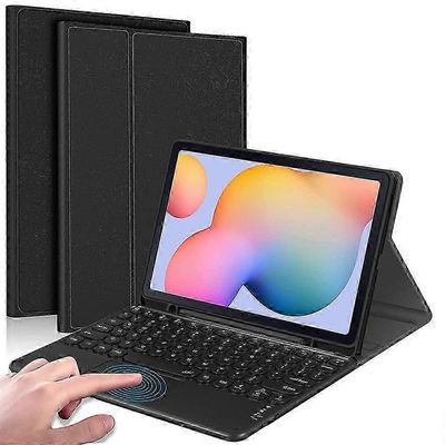 Samsung Galaxy Tab S9 / S9 FE irrotettava Bluetooth-kosketuslevyn näppäimistön kansi S Pen -pidikkeellä - B Monivärinen Black