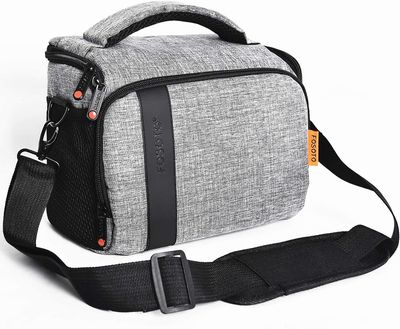 Linkrunning Kompakt SLR / DSLR stilfuld kamerataske kompatibel til Nikon P900 B500 D3500 D5600 D7500, Canon EOS T6 T7i T5 4000D 80D, Sony A73 spejl...