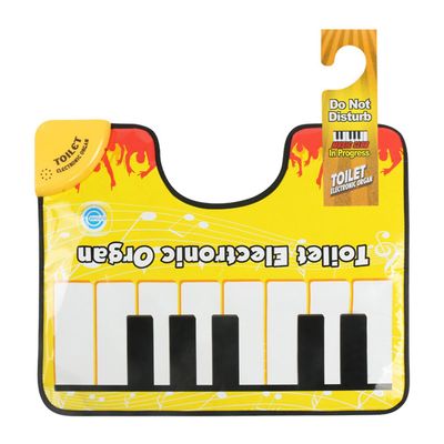 Coomir Potta piano kuulostaa matto kylpyhuone hauska toe napautus musikaali kosketinsoittimen wc lattiamatto Keltainen