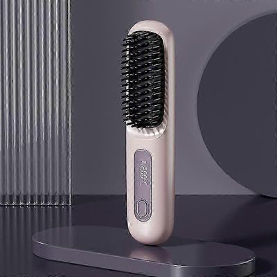 Go Brush Pro Hair, kannettava suoristusrauta, hiusten suoristusrauta Violetti