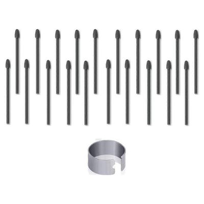 20 kpl merkkikynän kärjet, jotka ovat yhteensopivia merkittävän 1/2 tabletin kynän kanssa, vaihtokärjet/kärjet Remarkalle Musta