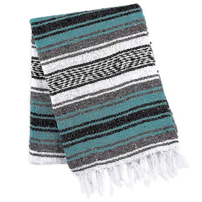 Käsintehdyt meksikolaiset peitot Käsityökudottu käsinkudottu Serape Blanket Beach Camping Piknik Ulkona Boho D 115*178