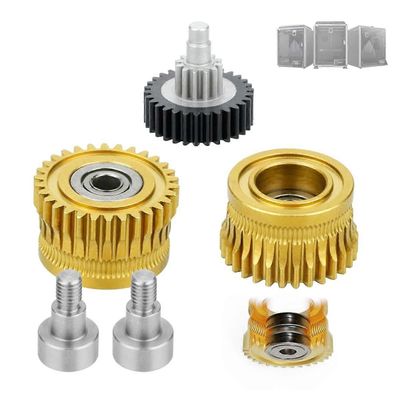 K1 Max Extruder, K1 Double Bearing Gear Upgrade Kit Karkaistu teräs, K1 / K1 Max / K1C 3D-tulostimen lisävarusteiden osille
