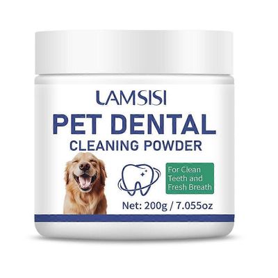 unbrand Koiran hampaiden puhdistusjauhe - Koiran hammasjauhe - Koiran hengityksen raikastin - Kohdistuu hammaskiveen ja vähentää plakkia ja pahanha...
