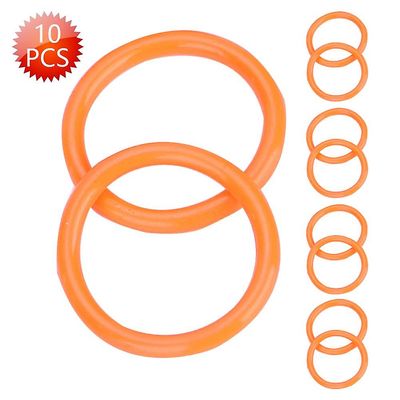 Gegong 10stk 13,8*1,9mm Højstyrke Polyurethan O‑ringe Til Paintball Gun Co2 Air Tank (orange)