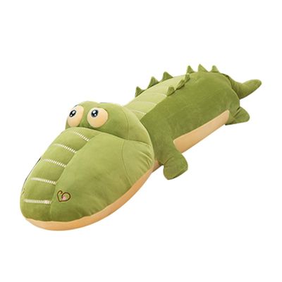 Sinknap Doll Crocodile Shape Hudvennlig Cotton Crocodile Utstoppede dyr Leker pute for barn