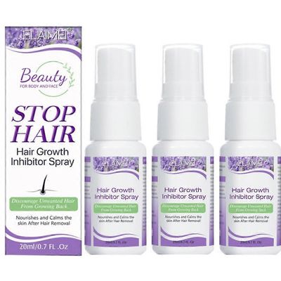 3X uusi Permanent Stop Hair Growth Inhibitor Spray kivuton karvanpoisto miehille ja naisille