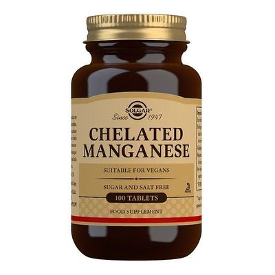 Solgar kelatoidut mangaanitabletit 100 (12536304)