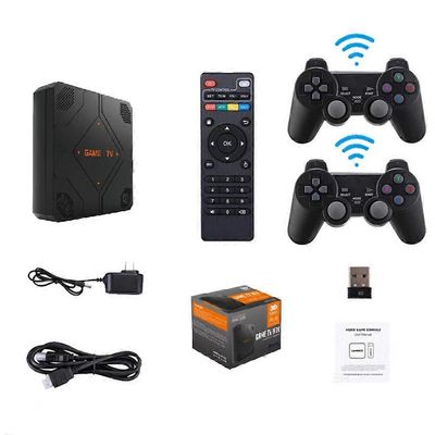 V5 Retro pelikonsoli 128G 51000 Pelit Dual Handheld Game Console TV Box Game Controller Home Game System 64g
