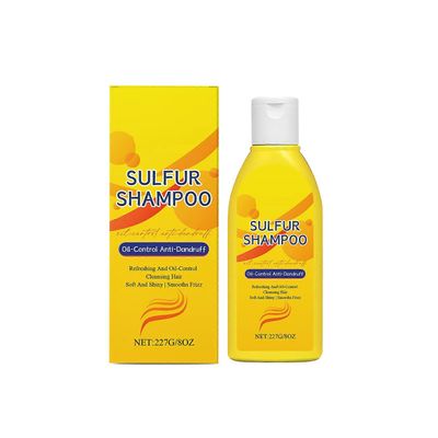 Sulfur Shampoo Oil-Control Shampoo puhdistaa ja parantaa kutisevia ja pörröisiä hiuksia 227g A