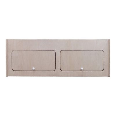 MonsterShop Asuntoauton yläkaappi - 100cm x 35cm x 35cm Luonnollinen