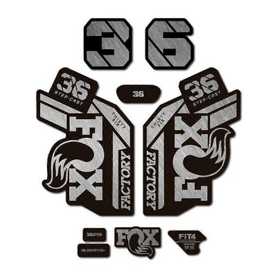 Fox 36 Factory Step Cast 2021 -pyörän haarukan kanssa yhteensopivat tarrat Plata405