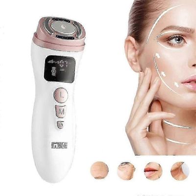 Mini Hifu -koneen ultraääni rf kiristävä nostohoito Ems kasvojen kauneuslaite kiinteyttävä ryppyjä estävä LCD-näytön kasvosalonki Uk plug