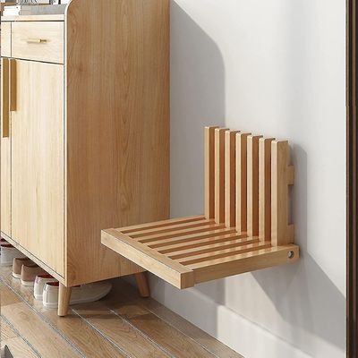 Lugshiree dusjsete Benchwall-moted sammenleggbar krakk stoldusj krakk for innvendig dusjinngang Heltre skoskiftende krakk for barn Voksneplus S