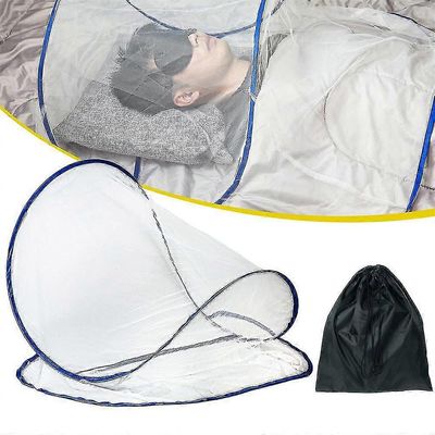 Kannettava pop-up-hyttysverkko makuupussin vikaverkko vuodevaatteille Camping Patio