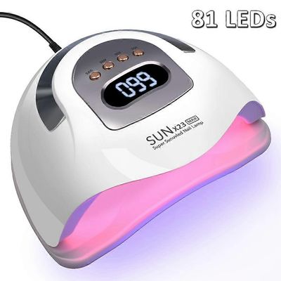 Best Trade LED-UV-lamppu kynsille, lampun helmet, ammattimainen kynsienkuivaaja geelikynsille, nopeasti kuivuva kynsilamppu 36st LEDs 72W