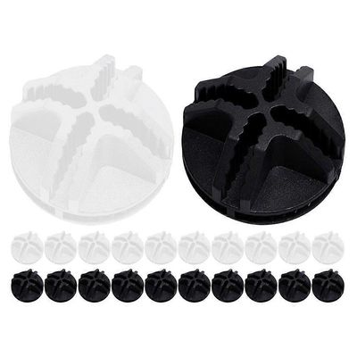 30kpl muoviset lemmikkieläinten häkkiliittimet pieneläimet leikkikehä aita kiinteät soljet 3.70X3.70X1.50CM