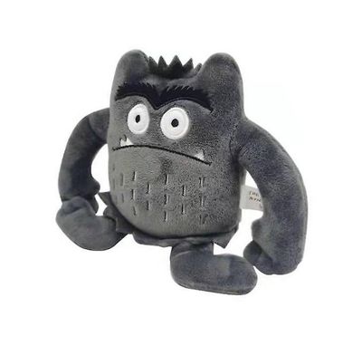 Handuo Farve Monster Plys Blødt Legetøj grå