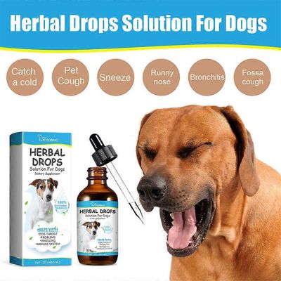 Pet Wellbeing Throat Gold koirille - luonnollinen yrttiyskä, kurkku ja hengitystuki koirille 3pcs