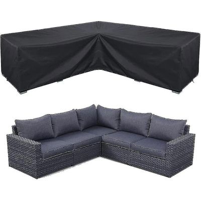 hjørne sofa deksel vanntett hage møbler sett deksel utendørs seksjonelle møbler deksel 286*222*82cm