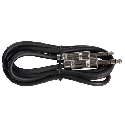 3ft trs stereo 1/4 tommer til 6,3 mm balansert pro lyd hann til mannlig 16awg kabelledning