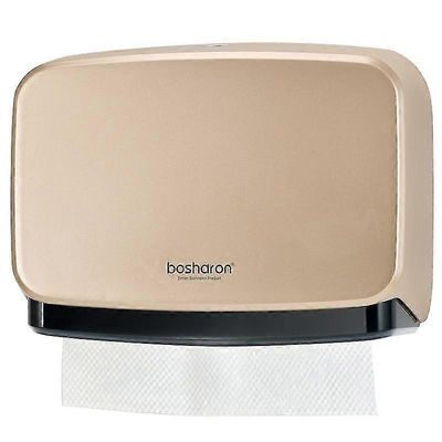 Olex Paperi pyyhe annostelija Käsipyyhkeet pidike Seinä asennettu kulta Z taitto kudosannostelijat (kulta)