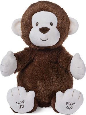 AIR Animeret Monkey Baby Plys Legetøj Interactive - Første Alder Legetøj - 6058926