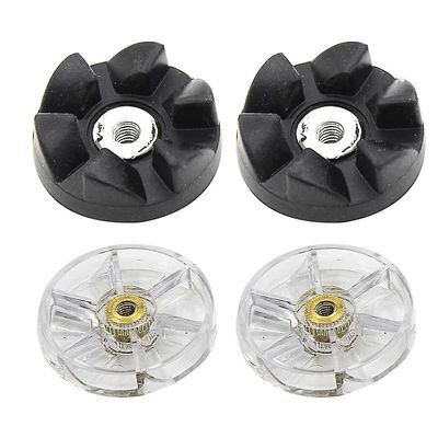 4 kpl varaosavaihteita, yhteensopivat yhteensopivat nutri 600W 900W tehosekoittimen mehupuristimet TransparentBlack