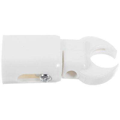 4kpl lämmitetty pyyhekoukkuja Jäähdyttimen kiskon kylpyammekoukut pidikkeet Jäähdyttimen putkimainen koukku Valkoinen 8.00X3.80X2.50CM