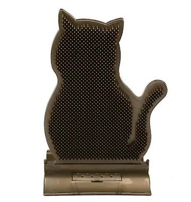 Handuo Fast dørlås Kat Epilator Anti-kløe Massage Brush Cat gnide hår børste legetøj sort