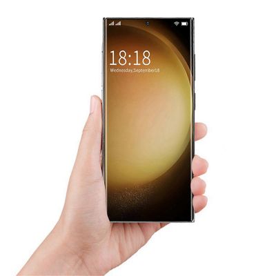 S23 Ultra 6,8 tuuman HD-lukitsematon puhelin Sisäänrakennettu kynä Dual SIM Dual Standby Octa Core 8MP 24MP 8GB 256GB Android 13 -järjestelmälle 10...