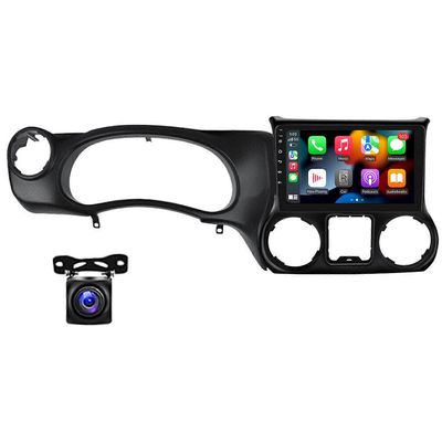 Unbrand Vuodelle 2014-17 Jeep Wrangler Stereo Radio Apple Carplay 10.1" Android 12 GPS-soitin UUSI