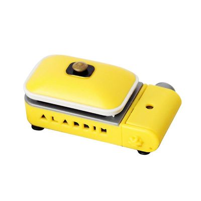 1/12 miniatyyri ulkogrilli mini kaasuliesi bbq grilli yhteensopiva barbies ob11 nukketarvikkeet, keltainen,