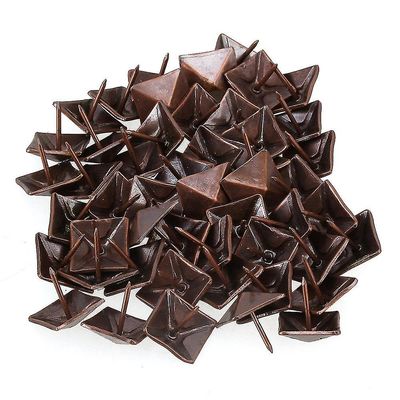 50Pcs 19 * 21mm rød bronze antikke firkantede tack brads negle