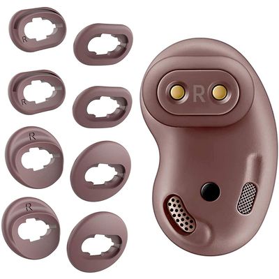 Flye Samsung Galaxy Buds Live Bluetooth -kuulokkeiden pestävä kuuloke kuulokehiha Ruskea