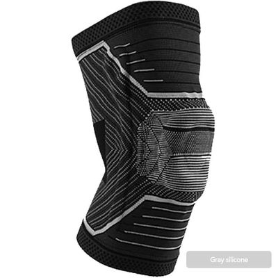 1Pcs silikone knæ pad skridsikker åndbar basketball vægtløftning foråret knæ støtte unisex professionel sport wrap 13 Xxl