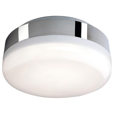 Firstlight Lighting Firstlight Mini - LED Badeværelse Loft Flush Lys Chrome, Hvid Polycarbonat Diffuser IP44