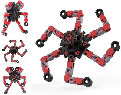 AIR Finger Hånd Spinner Legetøj Spinning Top Focus Legetøj med transformable Chain Mekanisk Spiral Twister (1) 1pcs