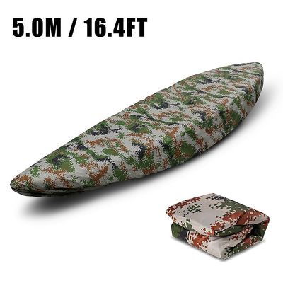 Universal Kajak Cover Kanobåd Vandtæt Uv-resistent kajakdæksel Camouflage 1 5m