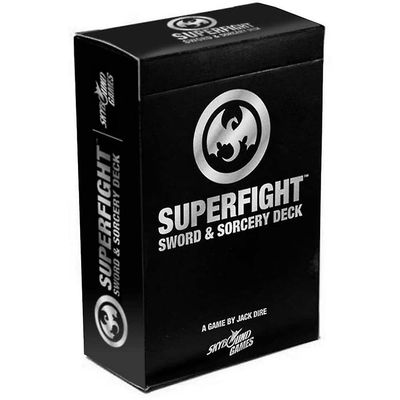 Lubi Superfight sværd og trolddom dæk: 100 latterlige debat ekspansion kort | Velegnet til børn, unge voksne, 3 eller flere spillere på 8 år og der...