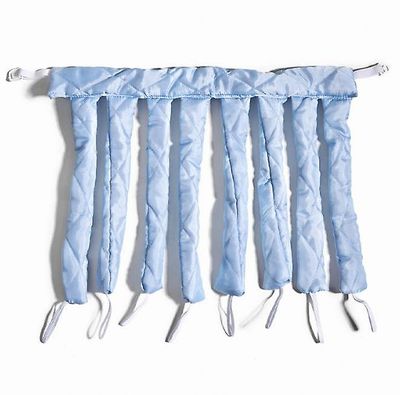 Handuo Hår Soft Overnight Hair Rollers Varmeløse Sleep Hair Curlers blå